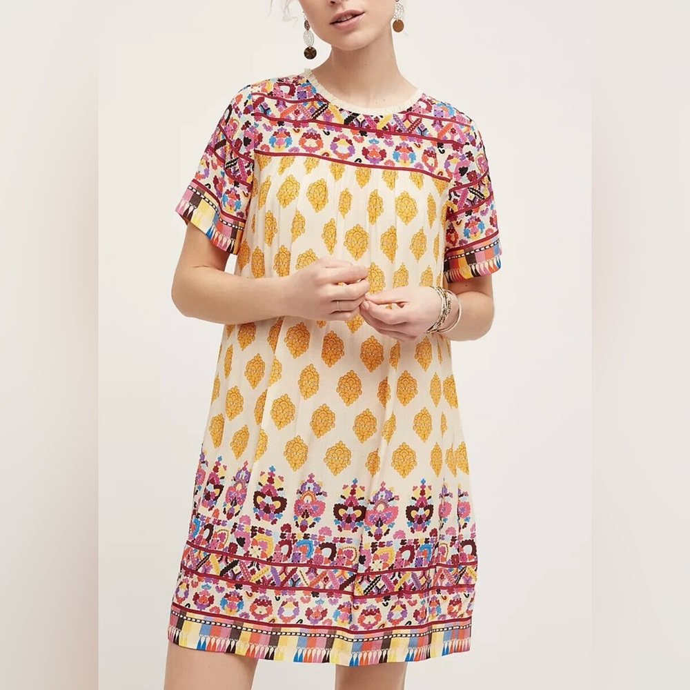 NWT Anthropologie Tanvi Kedia Caltha Swing Dress Size Medium